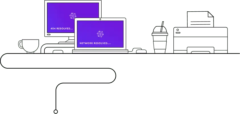 Professional IT support and network repair by TechAssist, fixing connectivity problems and website errors efficiently