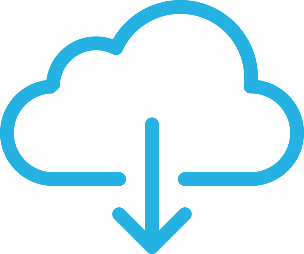 Free download cloud file download vector