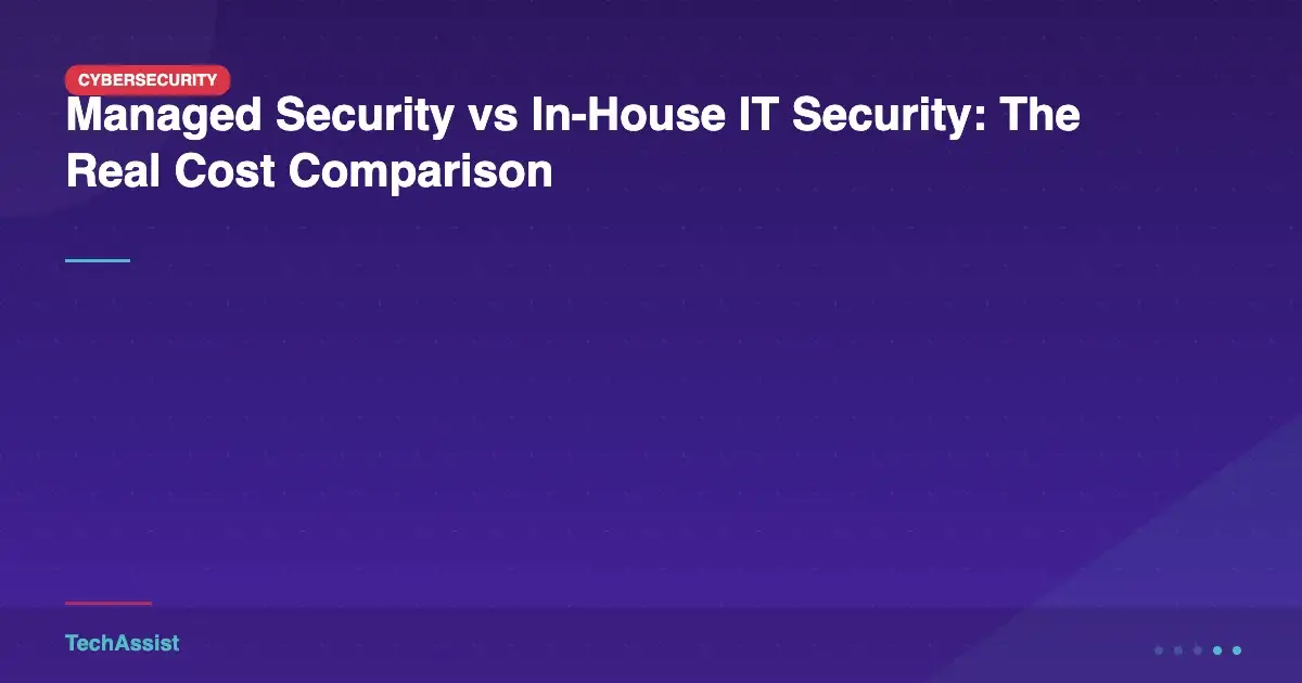 Managed security vs in-house