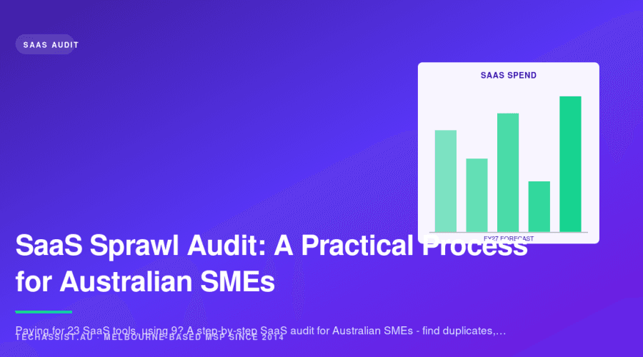 SaaS Sprawl Audit: A Practical Process for Australian SMEs