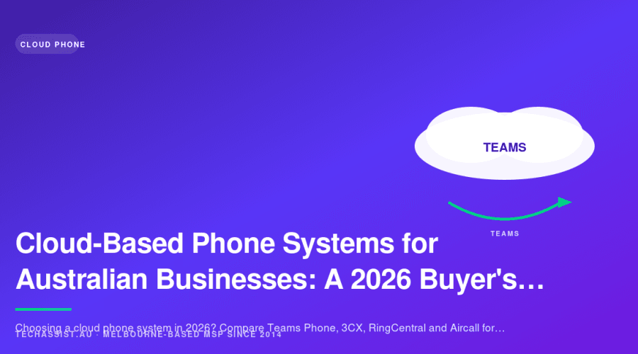 Cloud-Based Phone Systems for Australian Businesses: A 2026 Buyer's Guide