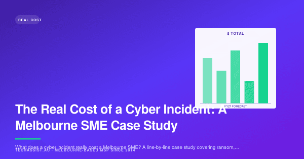 The Real Cost of a Cyber Incident: A Melbourne SME Case Study