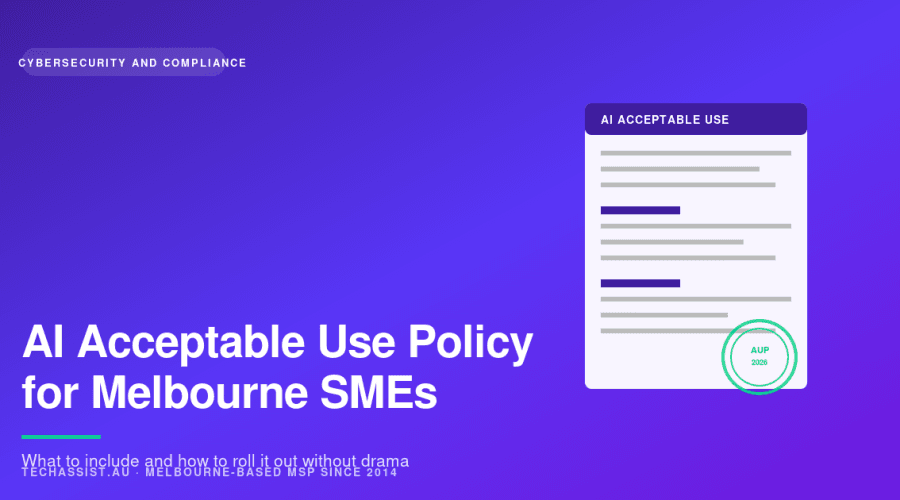 AI Acceptable Use Policy for Melbourne SMEs