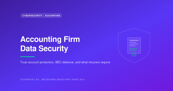 Accounting Firm Data Security shield illustration